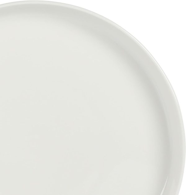 Gibson Home Rothernberg Stackable 40 Piece, Service for 8, White Porcelain Plates and Bowls Set - Image 6