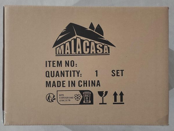 MALACASA 18 Pieces Porcelain Dinnerware Set, Modern White Dish Set for 6, Premium Serving Plates and Bowls Sets, Chip and Scratch Resistant Dishware Sets Kitchen Dishes Dining Ware Set, Series LEAH - Image 13