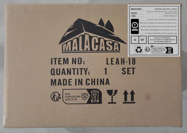 MALACASA 18 Pieces Porcelain Dinnerware Set, Modern White Dish Set for 6, Premium Serving Plates and Bowls Sets, Chip and Scratch Resistant Dishware Sets Kitchen Dishes Dining Ware Set, Series LEAH - Image 10